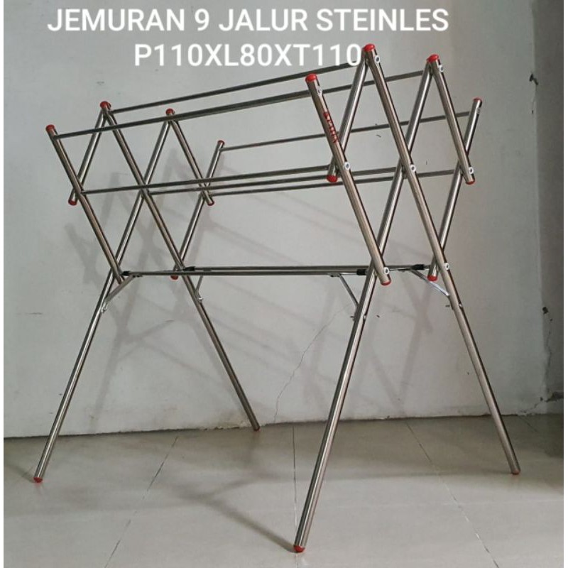 Jual Jemuran Baju 9 Jalur Stainless Steel Khusus Medan Shopee Indonesia