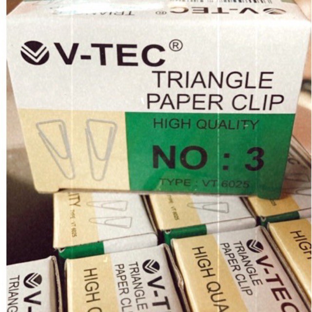 Jual V Tec Triangle Paper Clip Pcs Box Shopee Indonesia