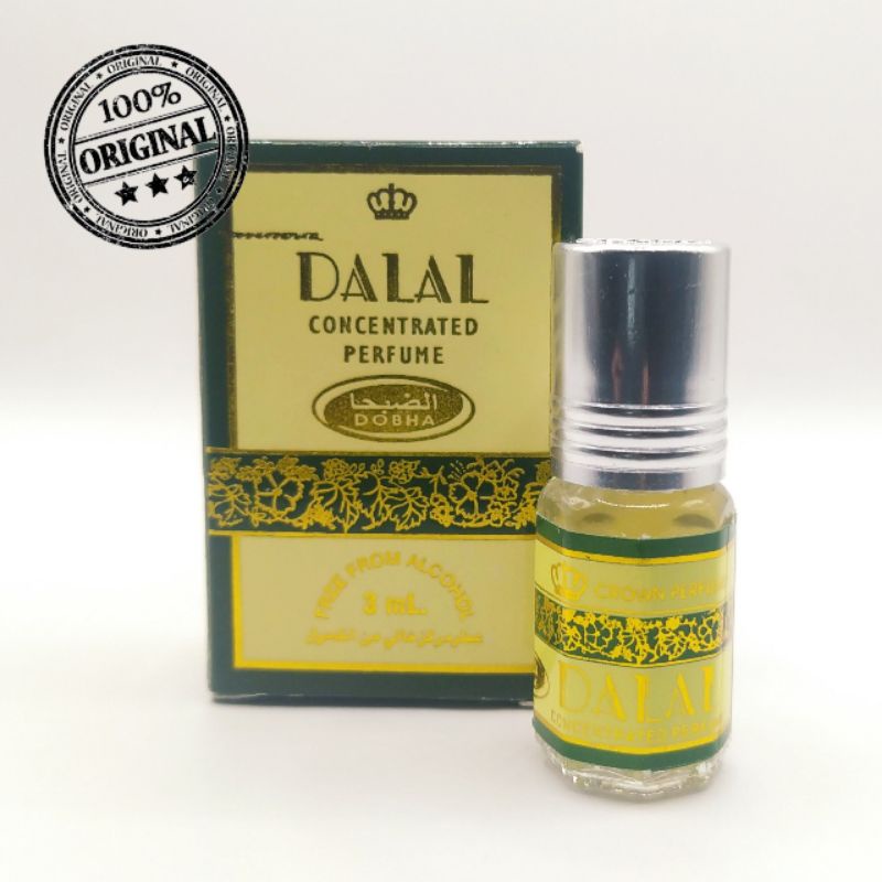 Jual Parfum Dobha Dalal 3 Ml Original Non Alkohol Miyak Wangi Roll On