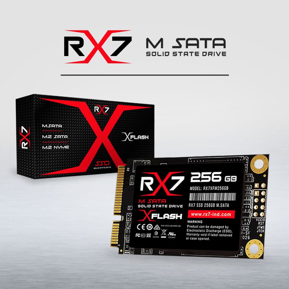 Jual SSD MSATA M SATA M SATA 256GB RX7 RESMI GARANSI 3 TAHUN
