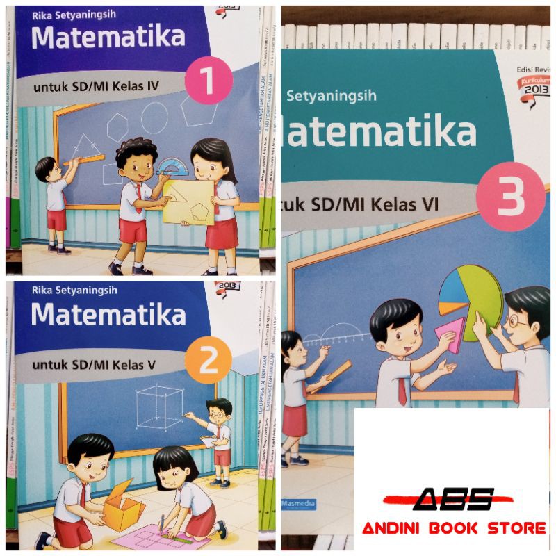 Jual Buku Matematika Masmedia Kelas Sd Mi Kurikulum Revisi