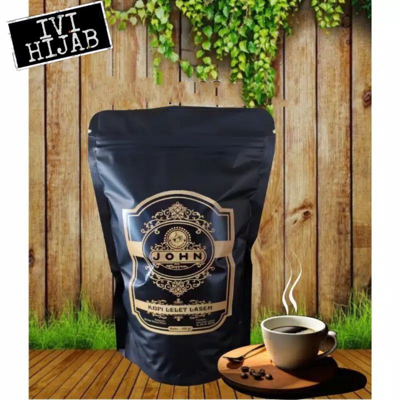 Jual Kopi Lelet Hitam Cap John Coffe Khas Lasem Shopee Indonesia