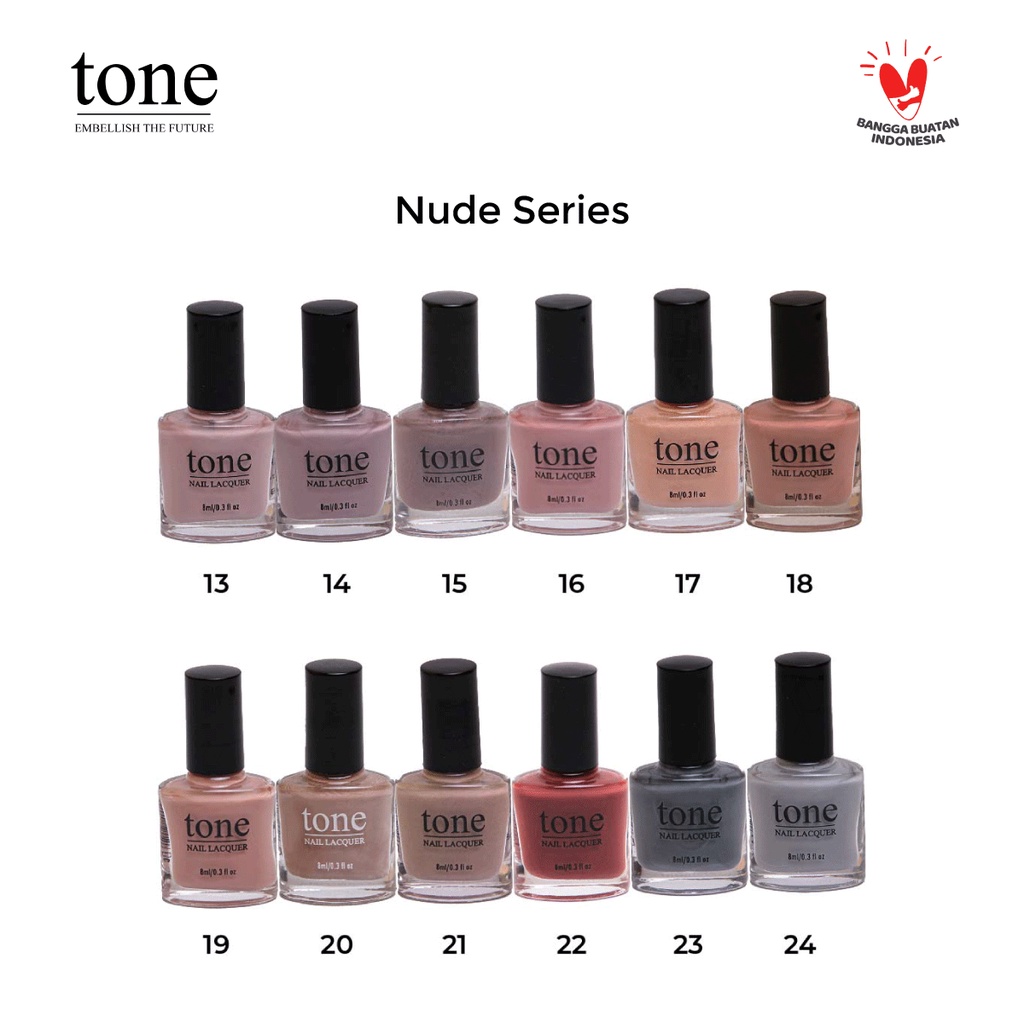 Jual Tone Nail Lacquer Nude Series Indonesia Shopee Indonesia