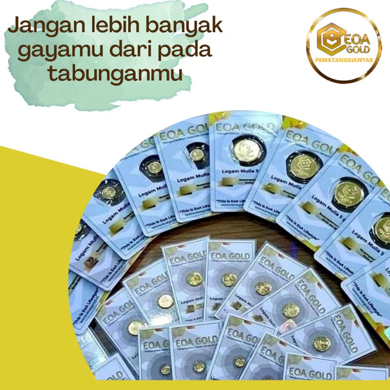 Jual Eoa Gold 0 05gr Logam Mulia Bersertifikat Emas Murni 24 Karat