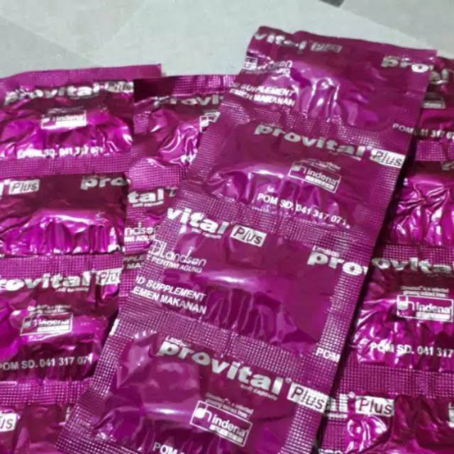 Jual Provital Plus Per Strip Isi Kaplet Shopee Indonesia