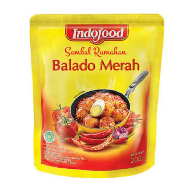 Jual SAMBAL BALADO MERAH INDOFOOD 200 Gr Shopee Indonesia