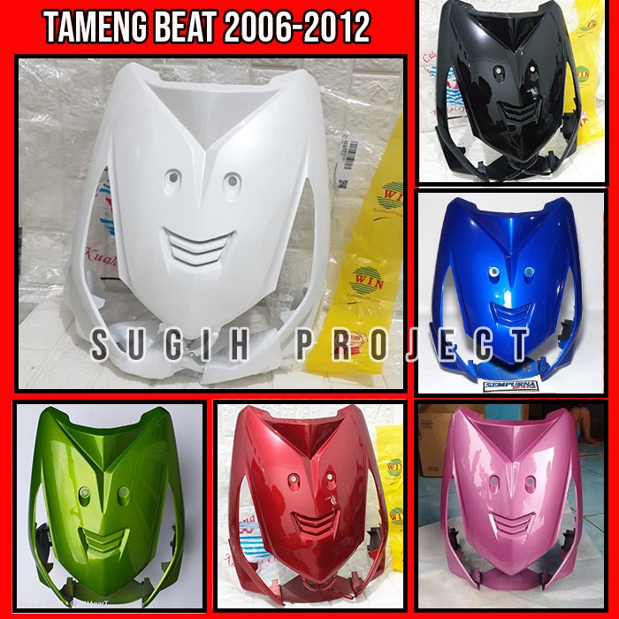 Jual Tameng Dasi Panel Cover Body Honda Beat Karbu Putih Hitam Biru