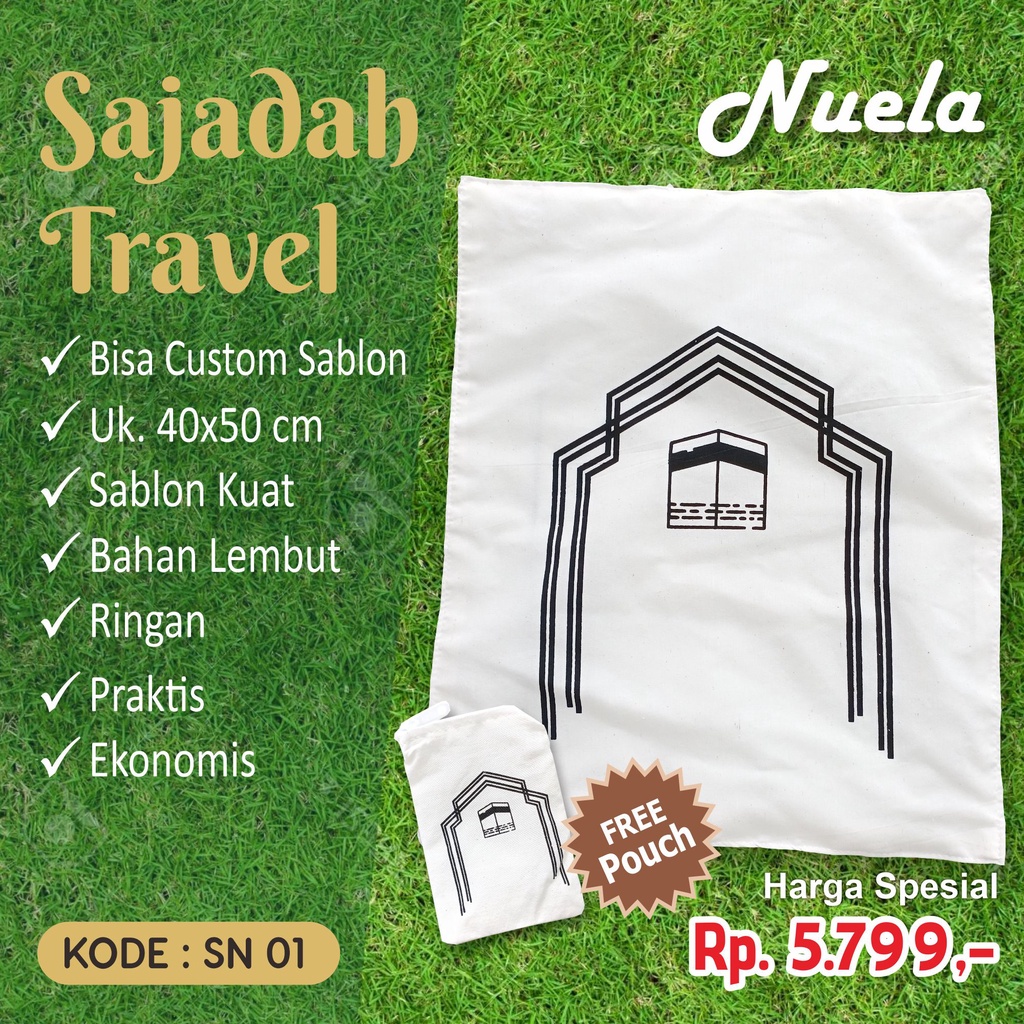 Jual SOUVENIR SAJADAH TRAVELING SAJADAH TRAVEL SOUVENIR HAJI UMROH