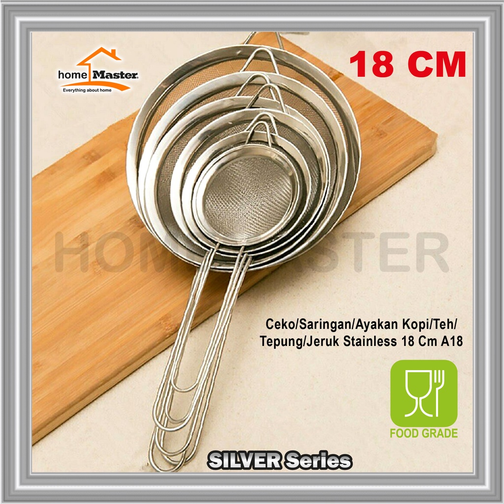 Jual Homemaster Ceko Saringan Ayakan Strainer Teh Tea Kopi Coffee Jeruk