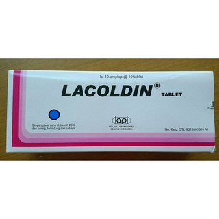 Jual LACOLDIN PER STRIP 10 TABLET Shopee Indonesia