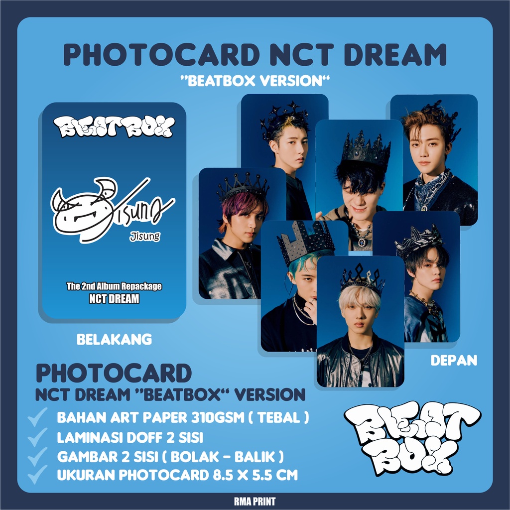 Jual Photocard Nct Dream Beatbox Shopee Indonesia