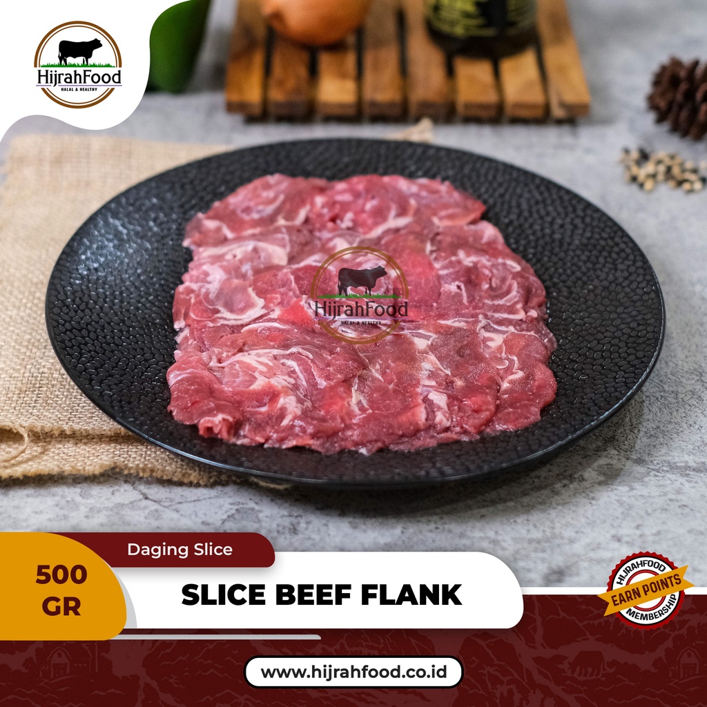 Jual Daging Sliced Beef Flank Sukiyaki Yakiniku Shabu Gr