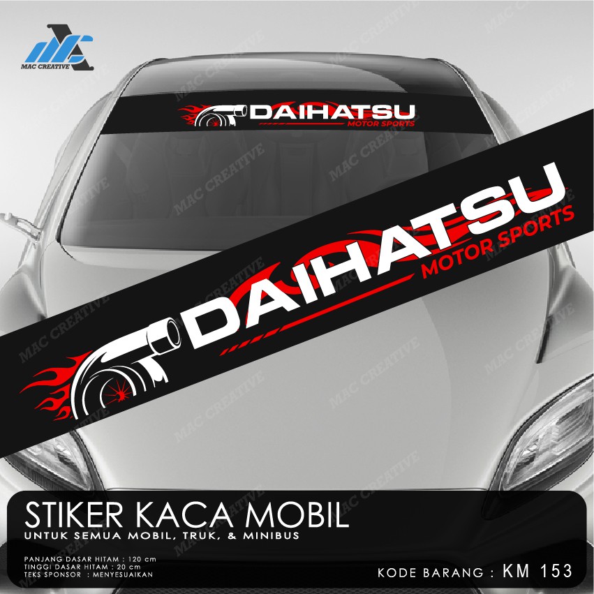 Jual STIKER KACA DEPAN MOBIL SEMUA TIPE STIKER KACA MOBIL UNIVERSAL