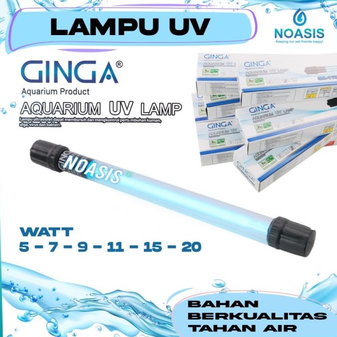 Jual LAMPU UV ULTRAVIOLET AQUARIUM GINGA 5 7 9 11 13 15 20