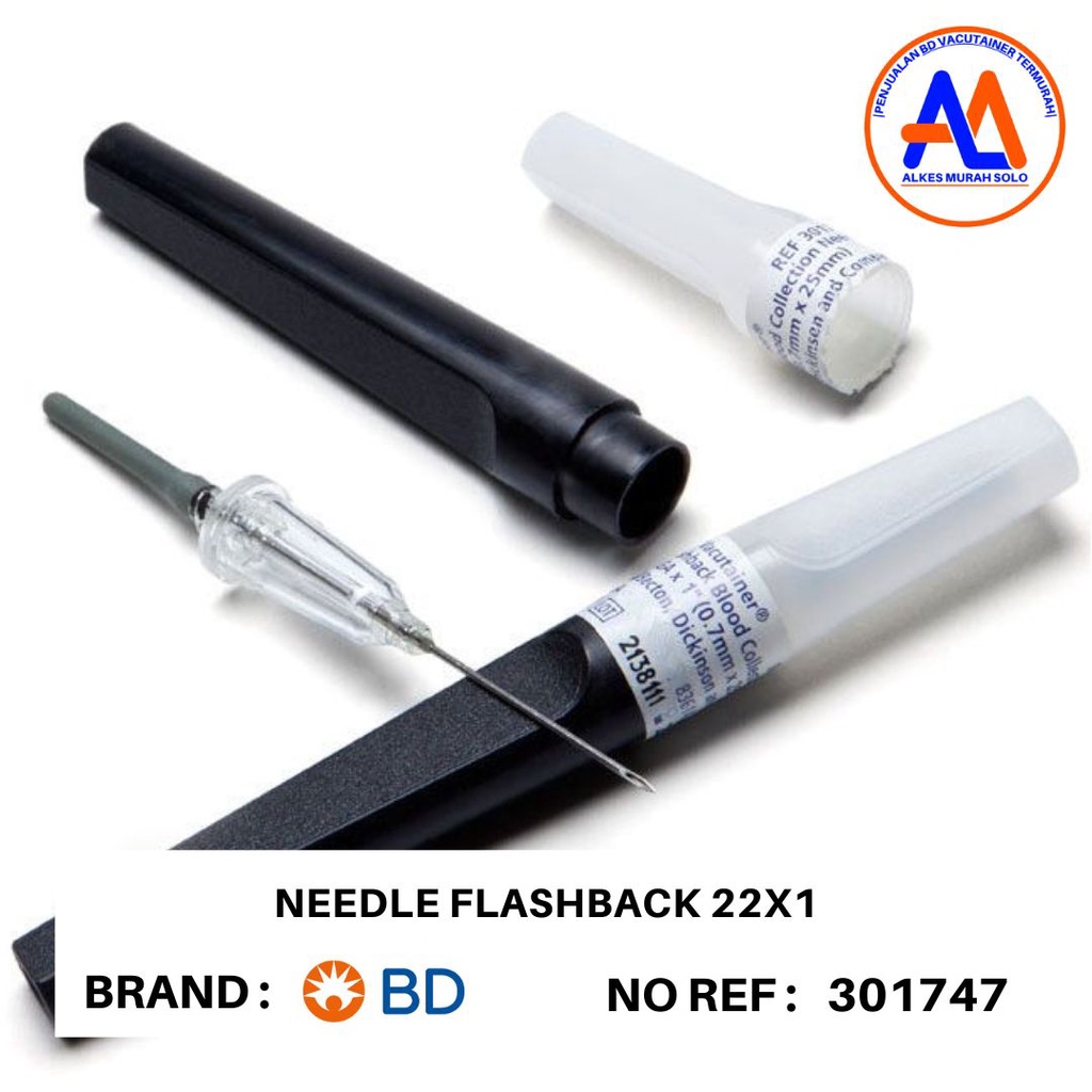 Jual Needle Flashback 22GA X 1 BD Vacutainer Blood Colection Needle