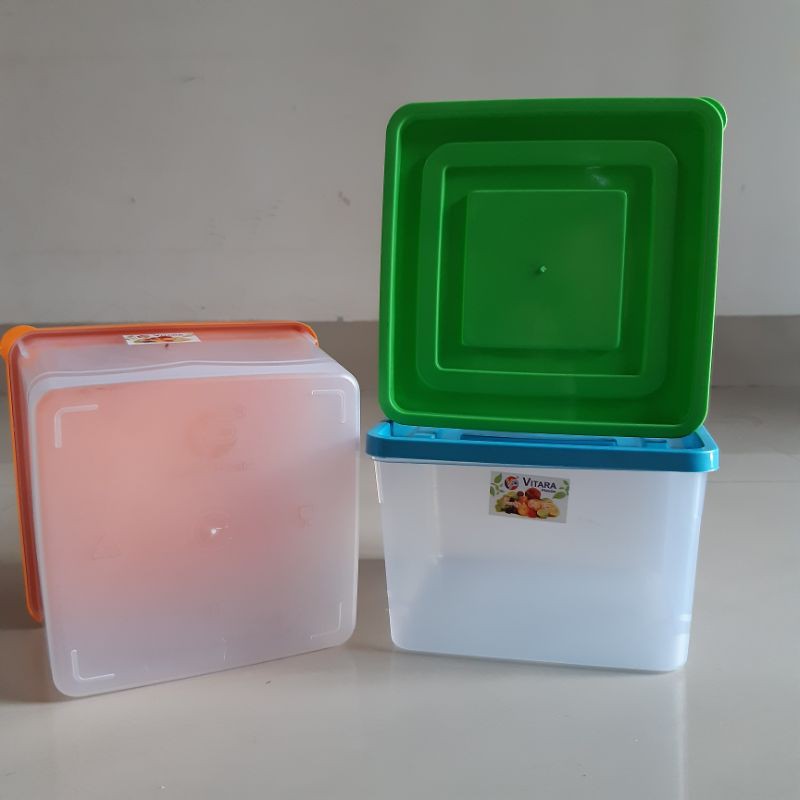 Jual Toples Persegi Toples Kue Kering Toples Vitara Toples Kue 1kg