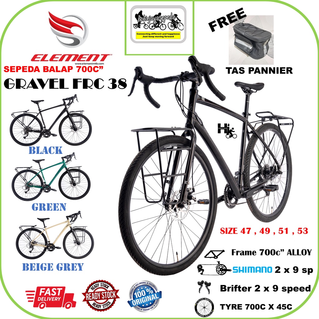 Jual Sepeda Balap Gravel Element Frc Road Bike All Terrain Spec