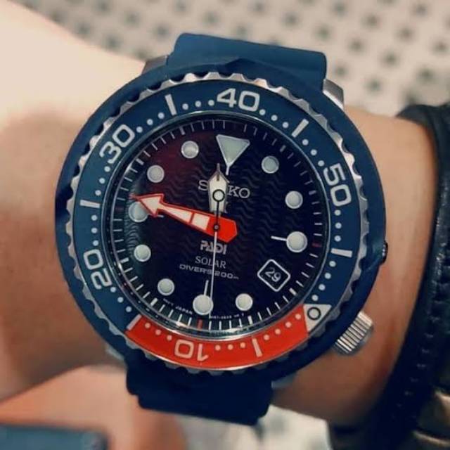 Jual Jam Tangan Analog Seiko Prospex Padi Solar Divers M Tuna