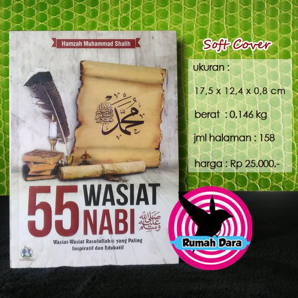 Jual Wasiat Nabi Pustaka Imam Bonjol Rumah Dara Indonesia Shopee