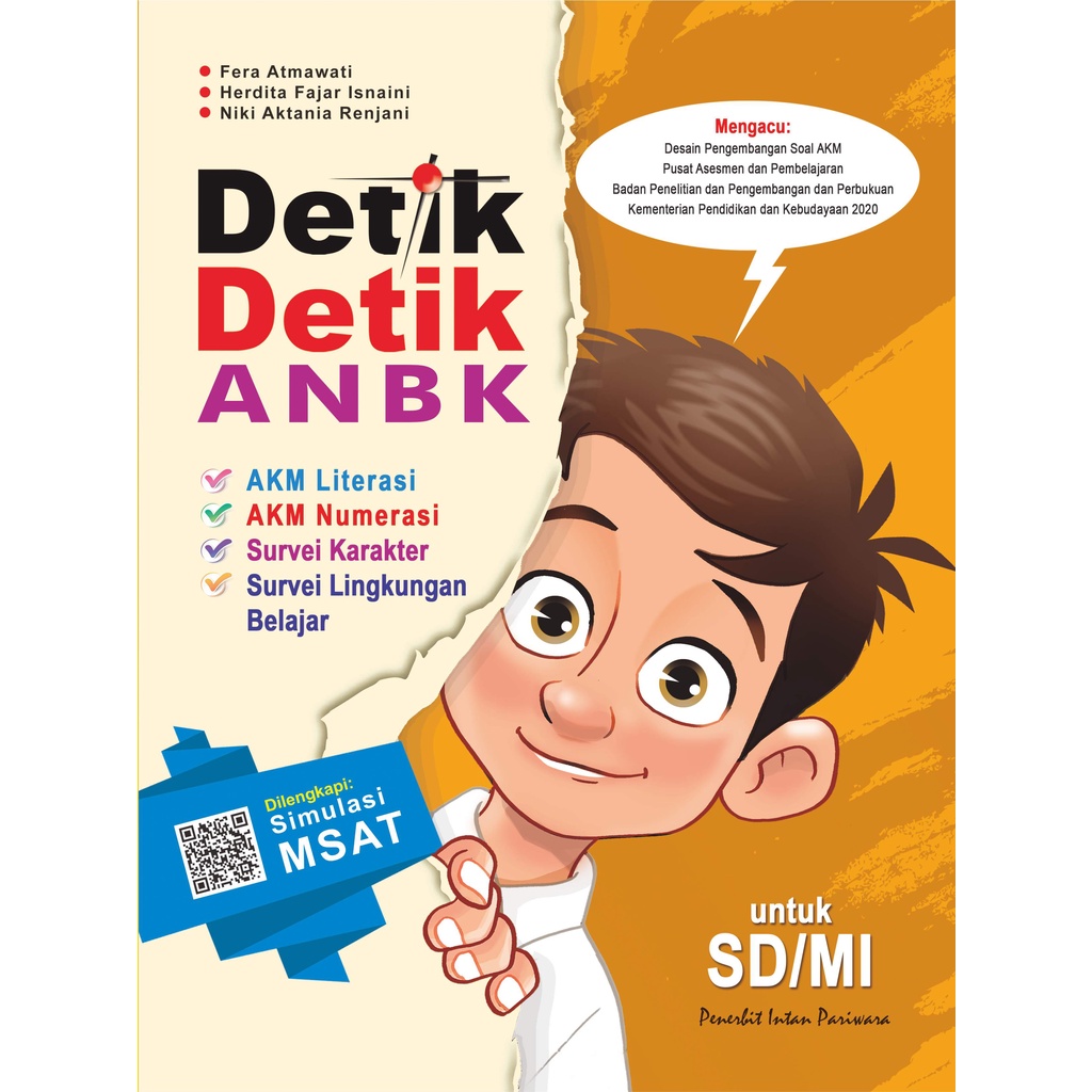 Jual Buku Detik Detik AKM ANBK SD MI AKM Literasi AKM Numerasi 2022