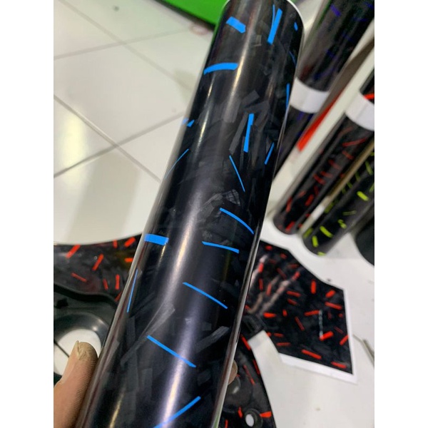 Jual Sticker Carbon Forged Biru Muda Shopee Indonesia