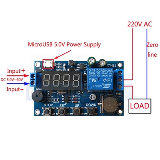 Jual Delay Timer 4D 4TS Real Time Timing Switch Relay Module Control