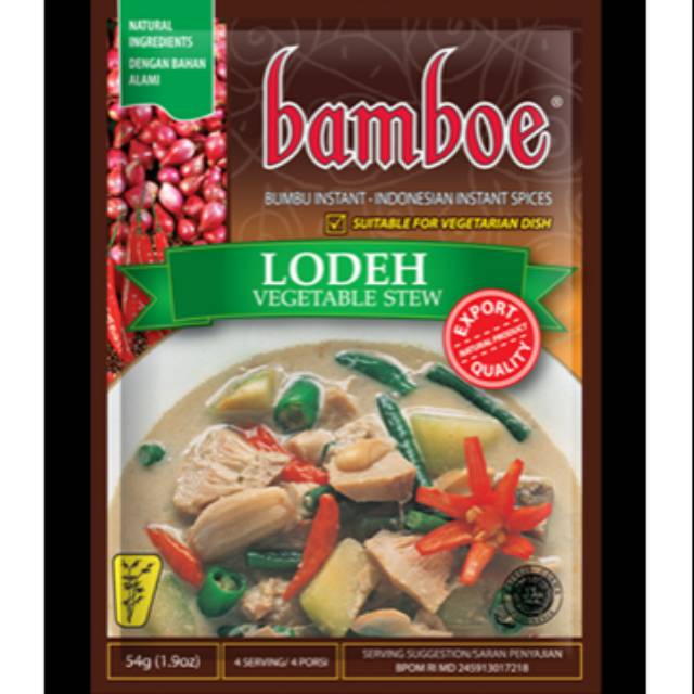 Jual Bumbu Instan Bamboe Rasa Lodeh Shopee Indonesia