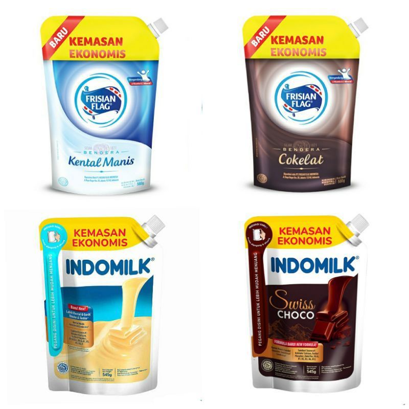 Jual SKM Frisian Flag Susu Kental Manis 545gr Indomilk Swiss Choco