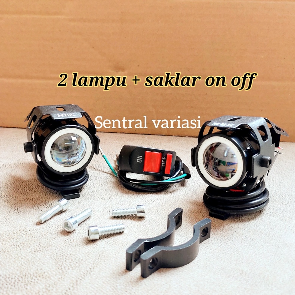 Jual Paket Lampu Sorot Mode U Mini Plus Saklar On Off Lampu Tembak