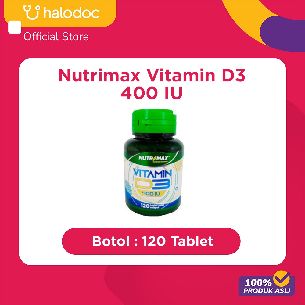 Jual Nutrimax Vitamin D Iu Tablet Shopee Indonesia