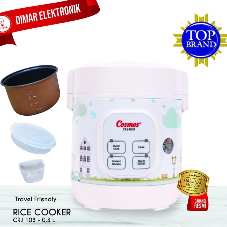 Jual Cosmos Crj Mini Portable Digital Rice Cooker L Shopee