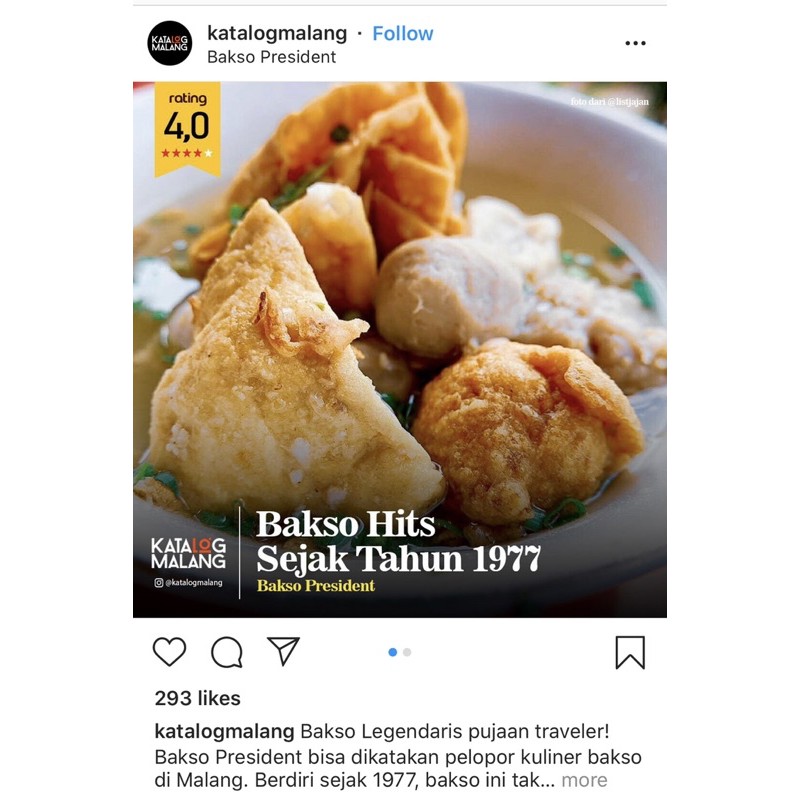 Jual Po Bakso President Asli Dari Malang Di Jakarta Shopee Indonesia