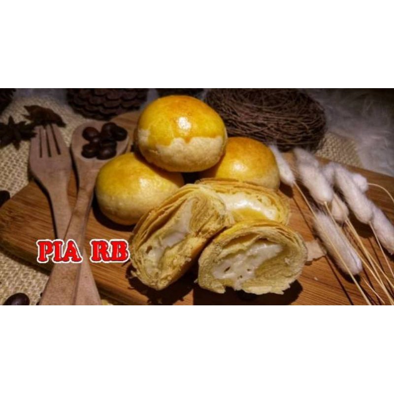 Jual KUE PIA DURIAN ISI 10 BAKPIA RASA DURIAN PIA RB DURIAN