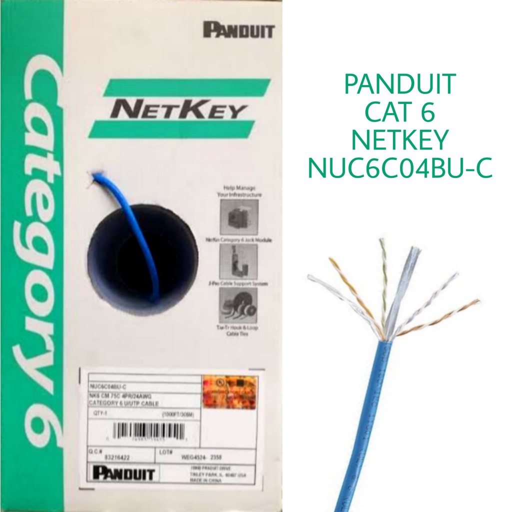 Jual Kabel UTP Cat6 Panduit Shopee Indonesia