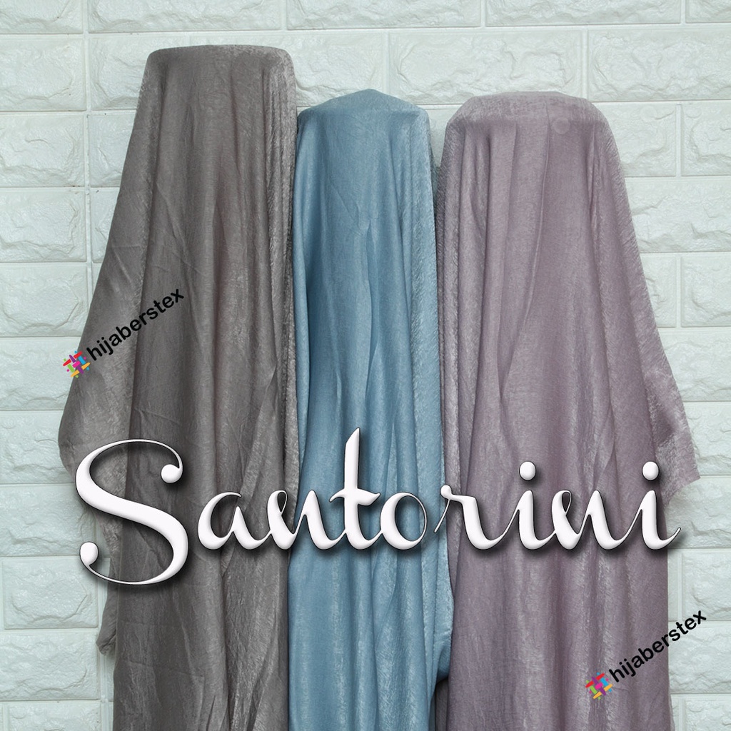 Jual HijabersTex 1 2 Meter Bahan Kain Gamis Khimar SANTORINI Greece