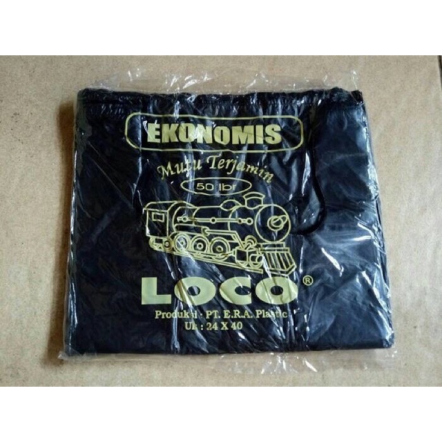 Jual Kantong Plastik Loco Ekonomis Hitam Kresek Hitam Kantong