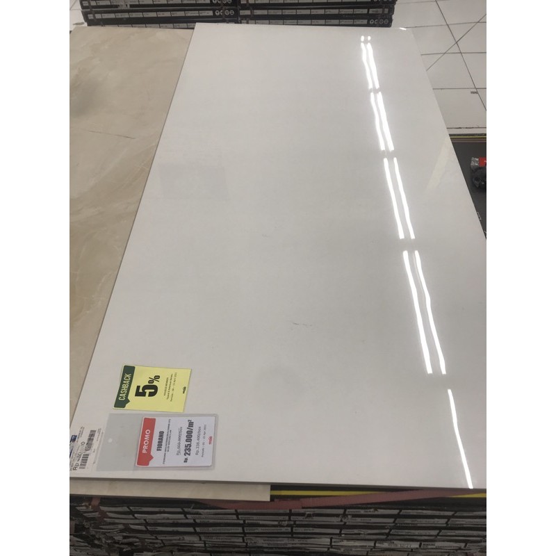 Jual Fiorano Granite White 60x120 Putih Polos Indonesia Shopee Indonesia