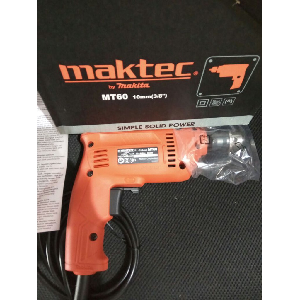 Jual MAKTEC MT60 MESIN BOR BESI KAYU TEMBOK DRILL 10MM MAKTEC MT60