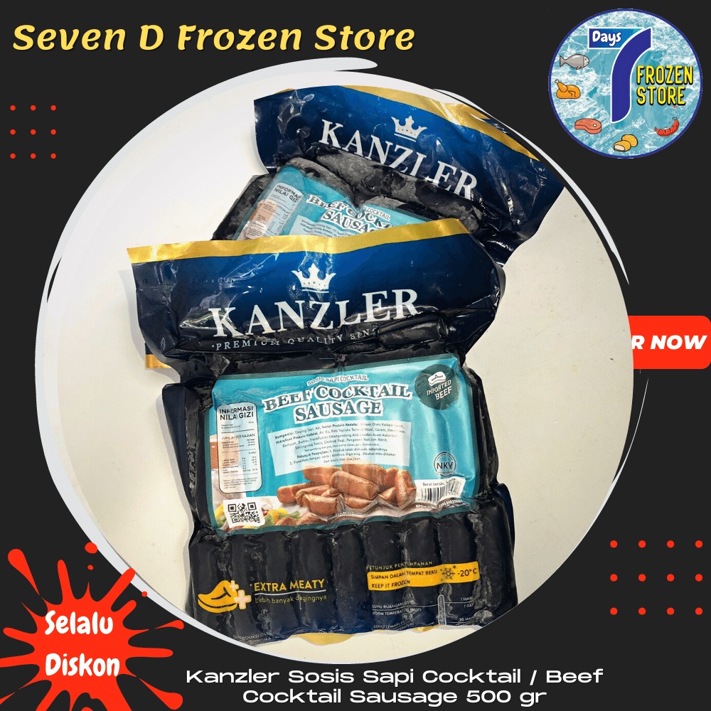 Jual Kanzler Beef Cocktail Sausage Sosis Sapi Cocktail Gr