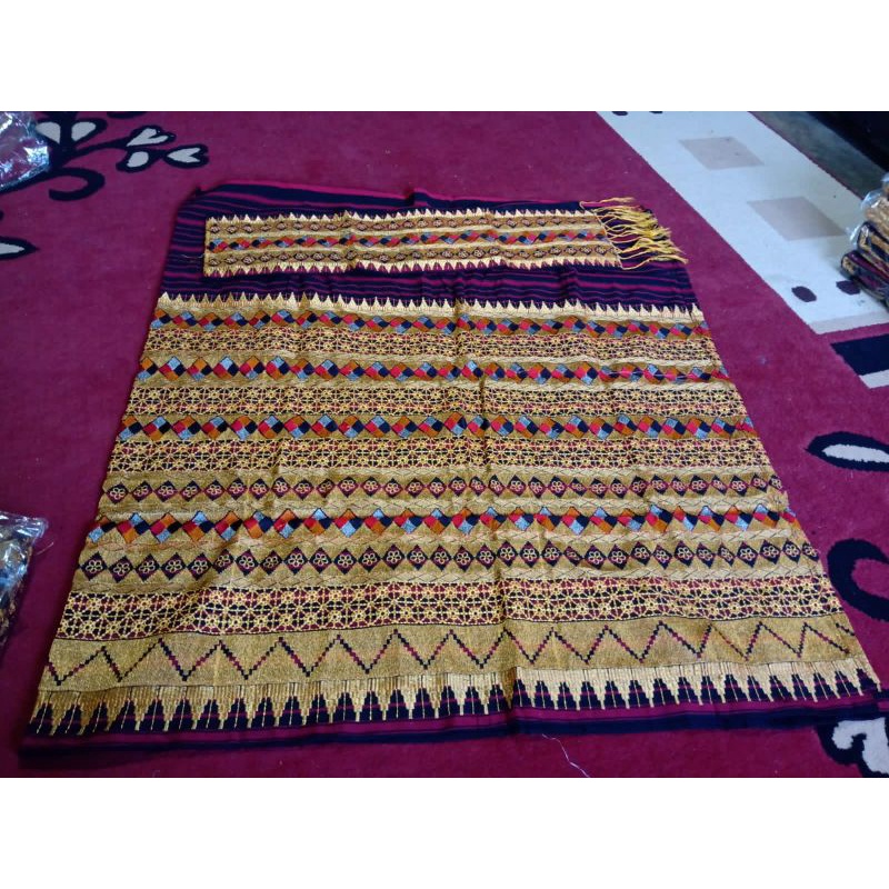 Jual Tapis Bordir Kain Tradisional Khas Lampung Shopee Indonesia