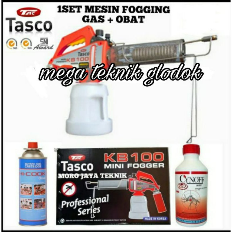 Jual Paket Tasco Fogging KB100 Mini Fogger KB100 Tasco Mesin Fogging