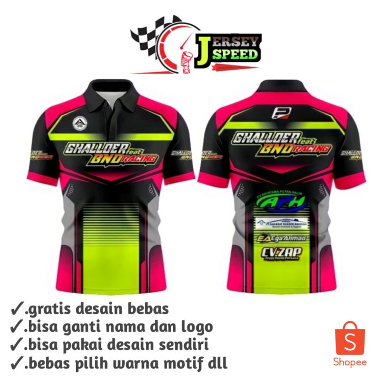 Jual Jersey Racing Berkera Bebas Costom Full Printing Shopee Indonesia