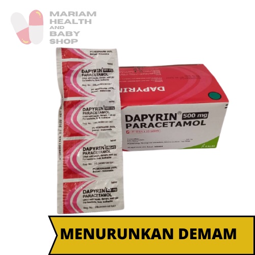 Jual Dapyrin Mg Isi Tablet Menurunkan Demam Shopee Indonesia