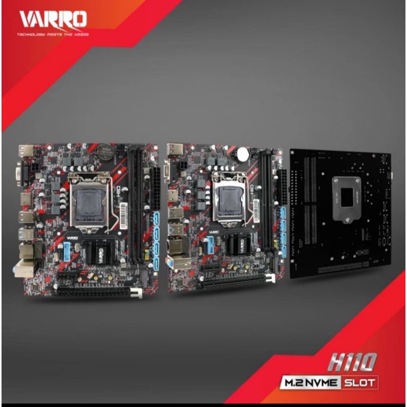 Jual Motherboard Varro H110 DDR4 NVME Socket LGA 1151 Shopee Indonesia