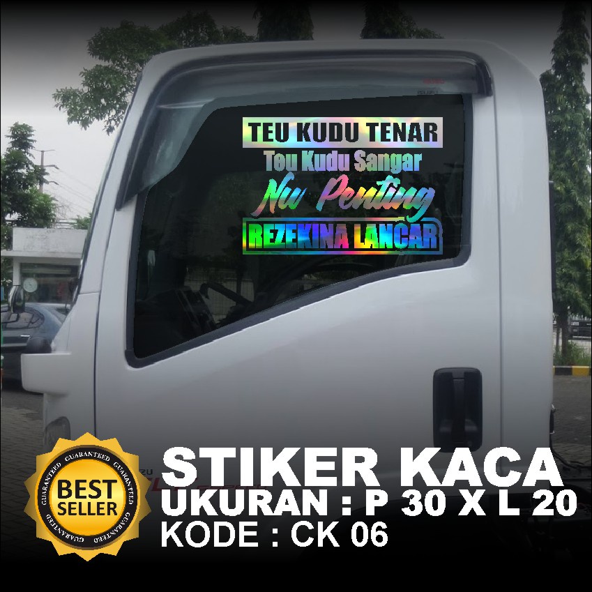 Jual FI CK 06 Cutting Sticker Kaca Truk Mobil Canter Pick Up