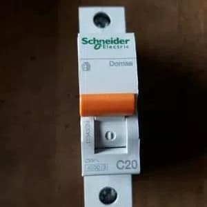 Jual MCB Schneider 20a 20 A 20amper 20 Ampere Ncb Mcb Domae 1 Phase