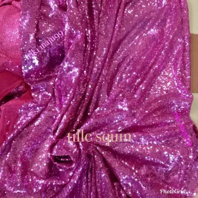 Jual Tile Sequin Tulle Seribu Payet Kain Background Shopee Indonesia