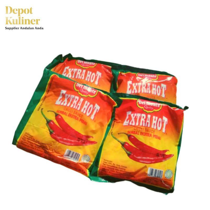 Jual Del Monte Extra Hot Chilli Sauce Saus Sambal Sachet Delmonte Isi