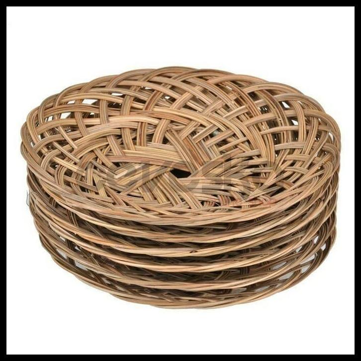 Jual Piring Lidi Anyaman Rotan Murah Isi 12 Pcs Shopee Indonesia