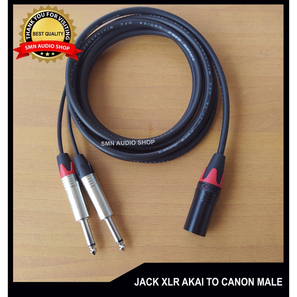 Jual Kabel Jack XLR 2 Akai Ke Canon Male Kualitas Super Shopee